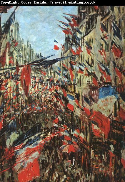 Claude Monet Rue Saint Denis, 30th June 1878